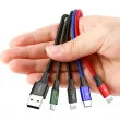 Cable USB 1x USB Type C, 2x Lightning, 1x Micro USB 120 cm AMIO BAS27848 - Visuel 3