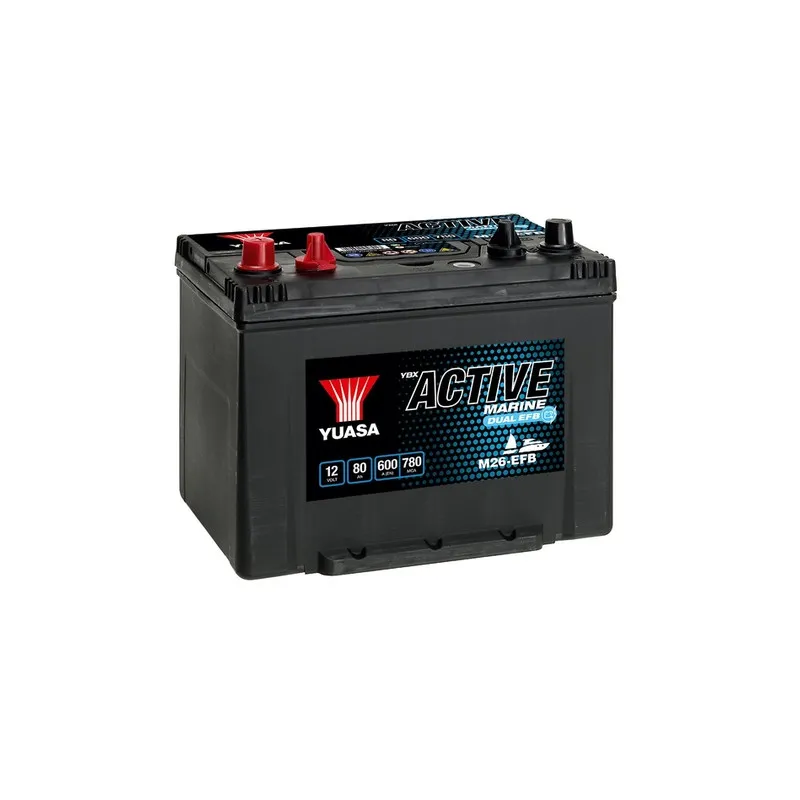 Batterie de démarrage YUASA M26-EFB