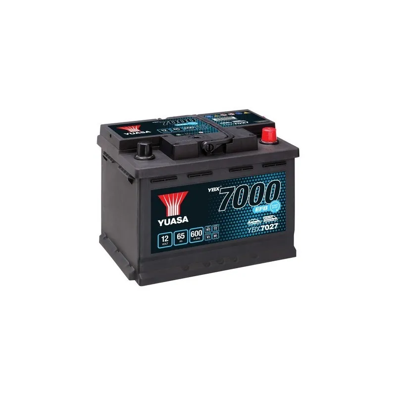 Batterie de démarrage Start & Stop YUASA YBX7027