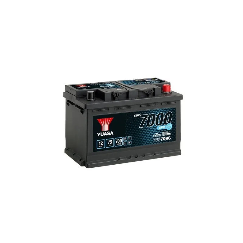 Batterie de démarrage Start & Stop YUASA YBX7096