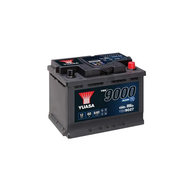 Batterie de démarrage Start & Stop YUASA YBX9027