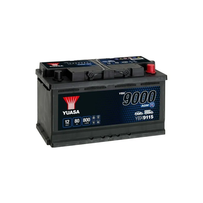 Batterie de démarrage Start & Stop YUASA YBX9115