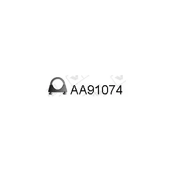 Pièce de serrage, échappement VENEPORTE AA91074
