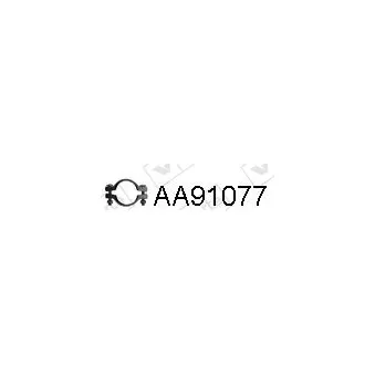 Pièce de serrage, échappement VENEPORTE AA91077