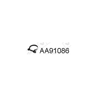 Pièce de serrage, échappement VENEPORTE AA91086