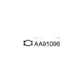 Pièce de serrage, échappement VENEPORTE AA91096