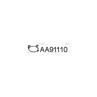 Pièce de serrage, échappement VENEPORTE AA91110