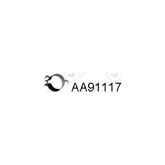 Pièce de serrage, échappement VENEPORTE AA91117
