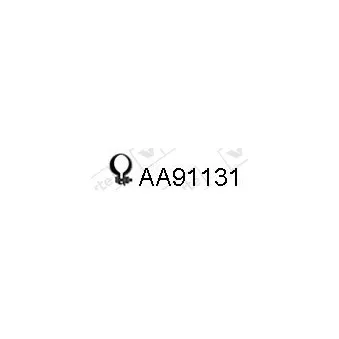 Pièce de serrage, échappement VENEPORTE AA91131