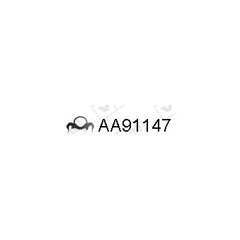 Pièce de serrage, échappement VENEPORTE AA91147