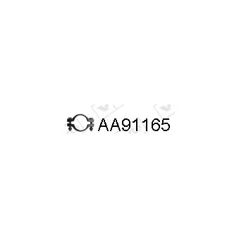 Pièce de serrage, échappement VENEPORTE AA91165