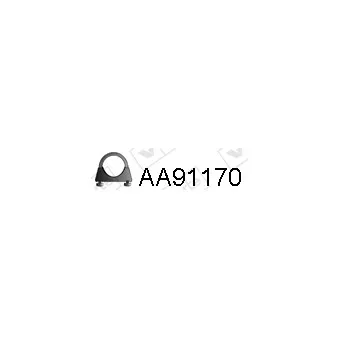 Pièce de serrage, échappement VENEPORTE AA91170