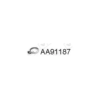 Pièce de serrage, échappement VENEPORTE AA91187