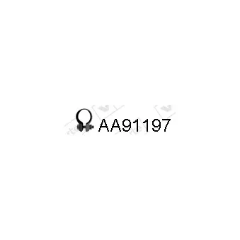 Pièce de serrage, échappement VENEPORTE AA91197
