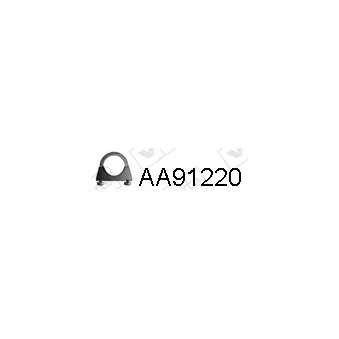 Pièce de serrage, échappement VENEPORTE AA91220