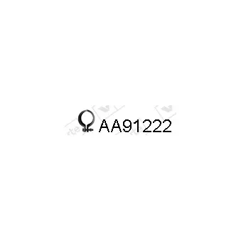Pièce de serrage, échappement VENEPORTE AA91222