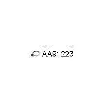 Pièce de serrage, échappement VENEPORTE AA91223