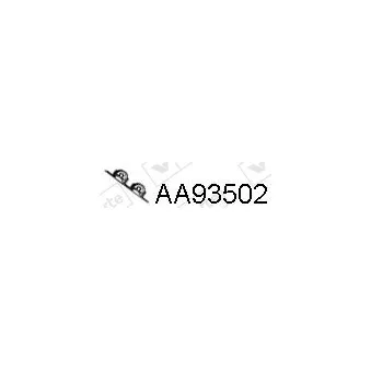 Bandes de caoutchouc, échappement VENEPORTE AA93502
