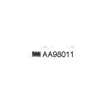 Ressort, tuyau d'échappement VENEPORTE AA98011