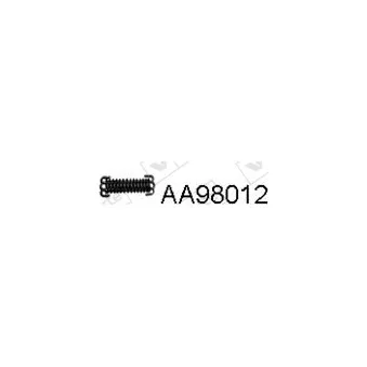 Ressort, tuyau d'échappement VENEPORTE AA98012