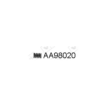 Ressort, tuyau d'échappement VENEPORTE AA98020