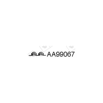 Support, silencieux VENEPORTE AA99067