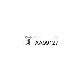 Support, silencieux VENEPORTE AA99127
