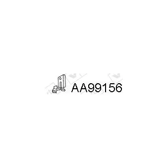 Support, silencieux VENEPORTE AA99156