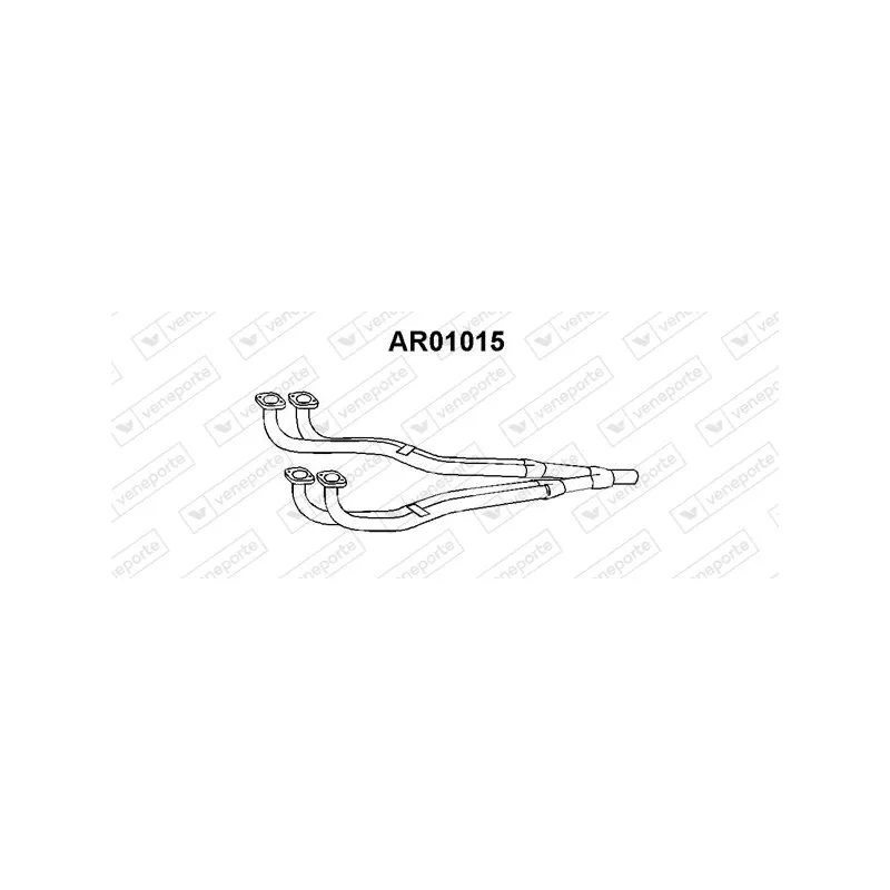 Tuyau d'échappement VENEPORTE AR01015