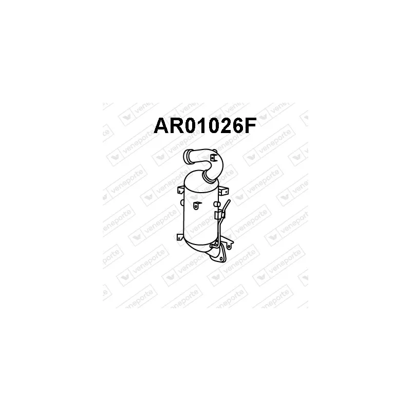Filtre à particules / à suie, échappement VENEPORTE AR01026F