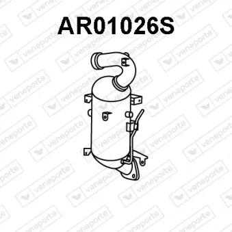 Filtre à particules / à suie, échappement VENEPORTE AR01026S