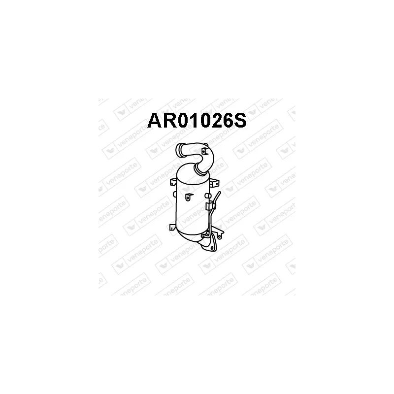 Filtre à particules / à suie, échappement VENEPORTE AR01026S
