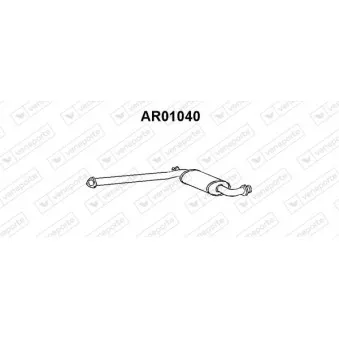 Silencieux avant VENEPORTE