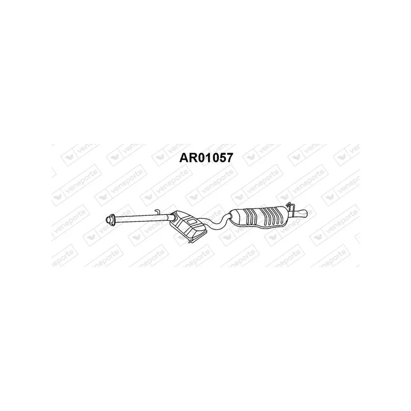 Silencieux arrière VENEPORTE AR01057
