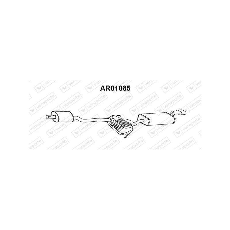 Silencieux arrière VENEPORTE AR01085