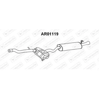 Silencieux arrière VENEPORTE