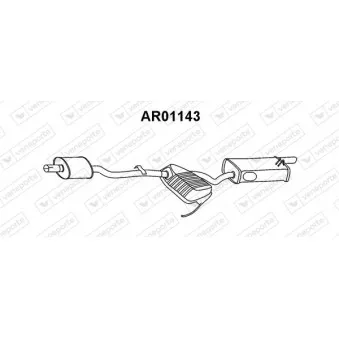 Silencieux arrière VENEPORTE