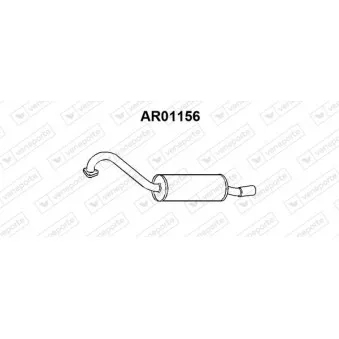 Silencieux arrière VENEPORTE