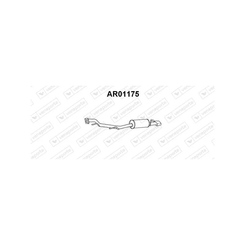 Silencieux arrière VENEPORTE AR01175