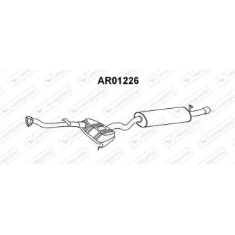 Silencieux arrière VENEPORTE