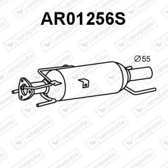 Filtre à particules / à suie, échappement VENEPORTE AR01256S