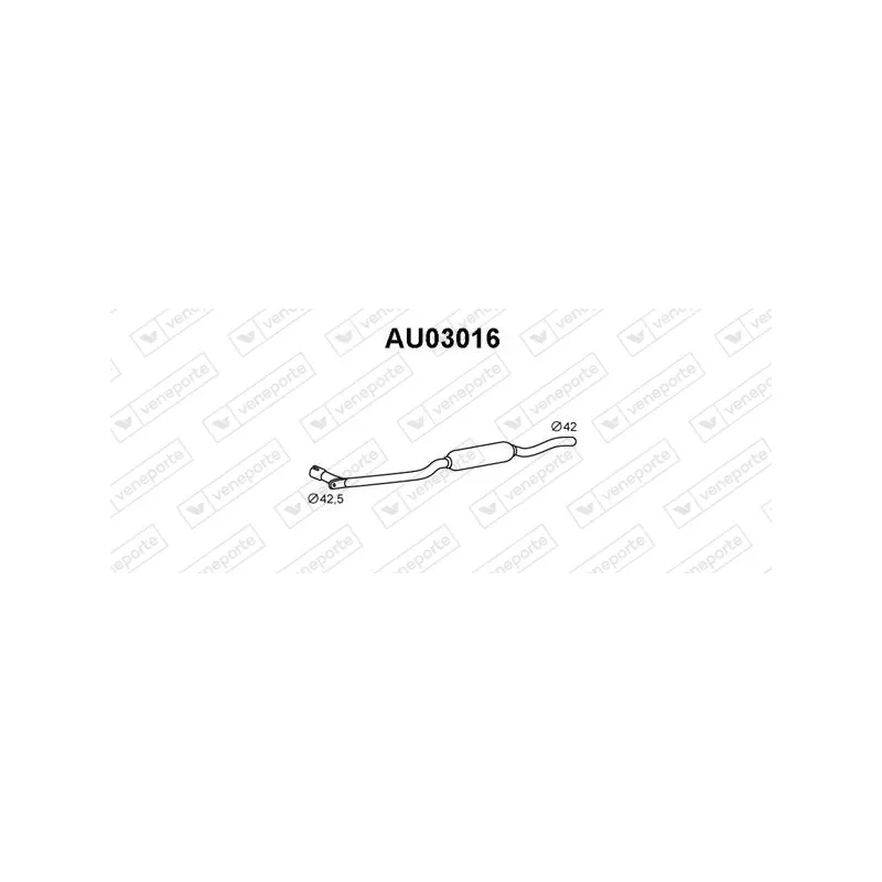 Silencieux avant VENEPORTE AU03016