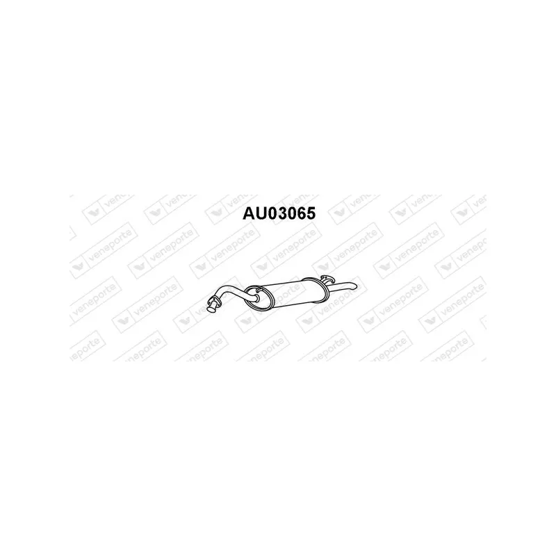 Silencieux arrière VENEPORTE AU03065