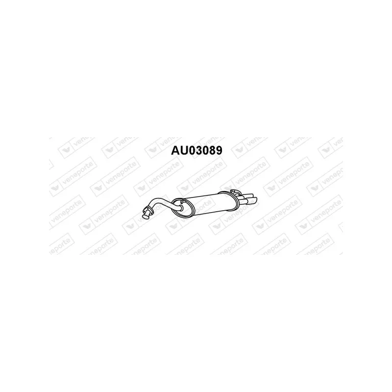 Silencieux arrière VENEPORTE AU03089