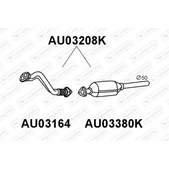 Catalyseur VENEPORTE AU03208K