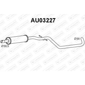 Silencieux avant VENEPORTE