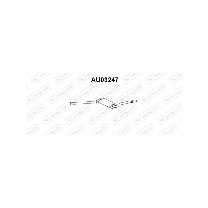 Silencieux avant VENEPORTE AU03247