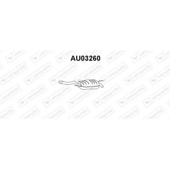 Silencieux arrière VENEPORTE AU03260