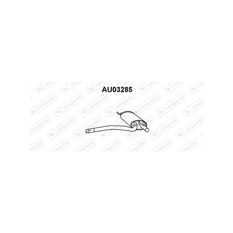 Silencieux avant VENEPORTE AU03285
