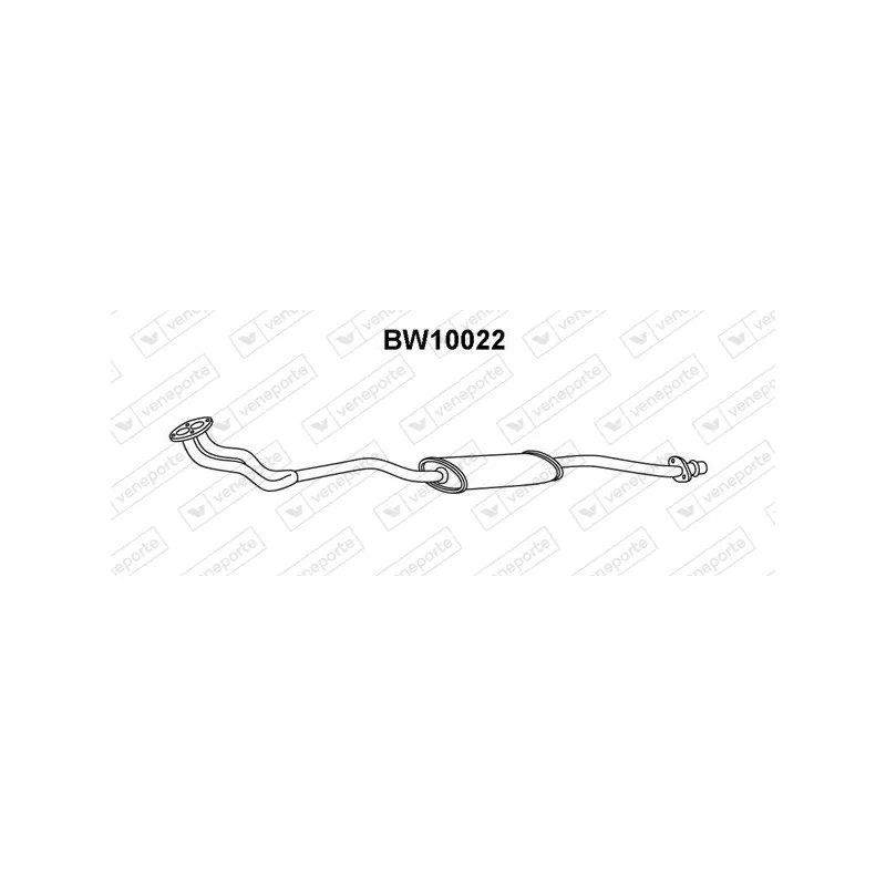 Silencieux avant VENEPORTE BW10022